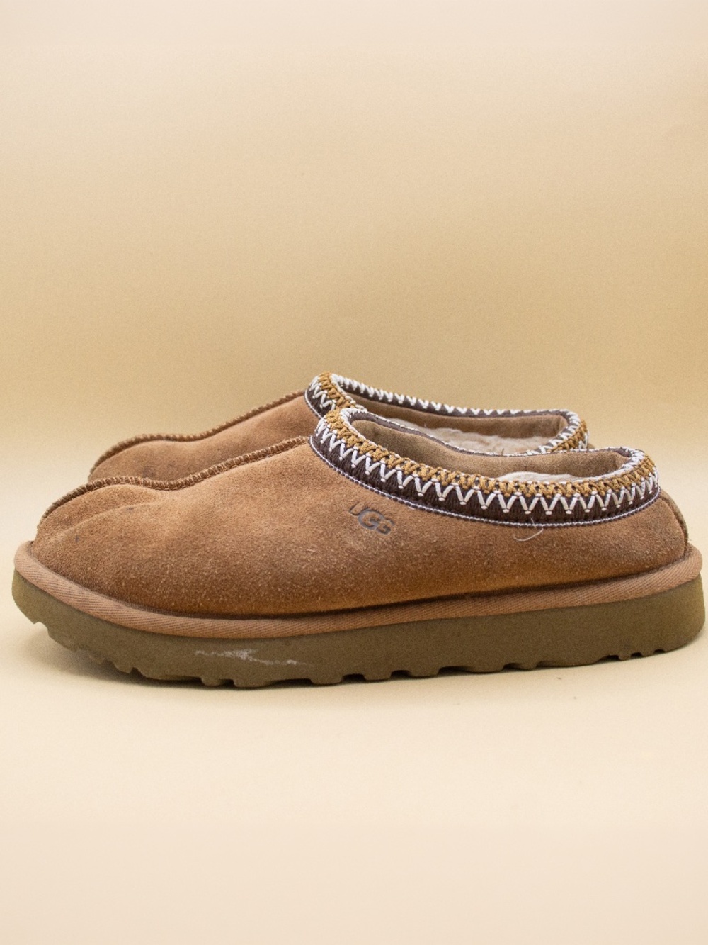 UGG Tasman II Chestnut Suede Slippers Women's Size 7